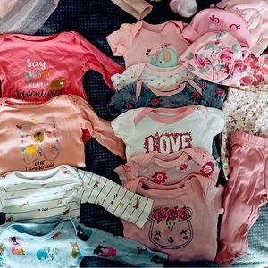Baby girls shirts bundle